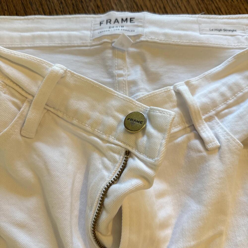 Frame denim women's white jeans pants size 26